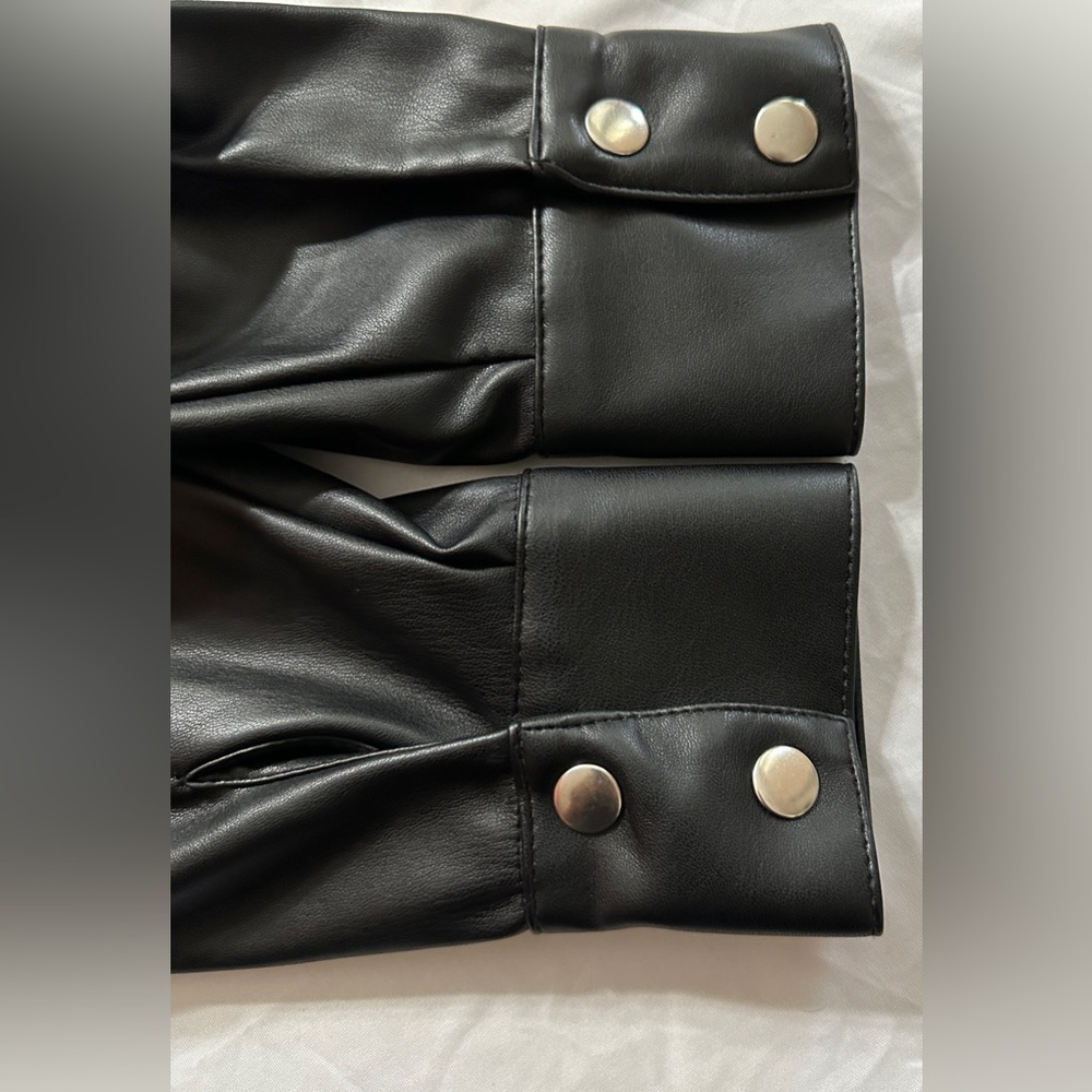 ZARA women Faux leather jacket S - Picture 5 of 9